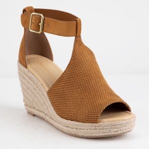 Brown Espadrille Wedges